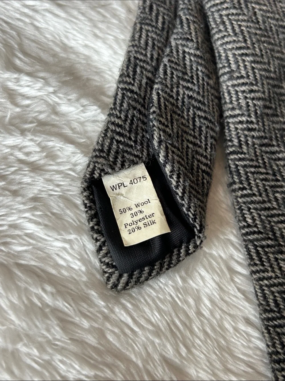 Oscar de la Renta Wool Tie | Gray And Black